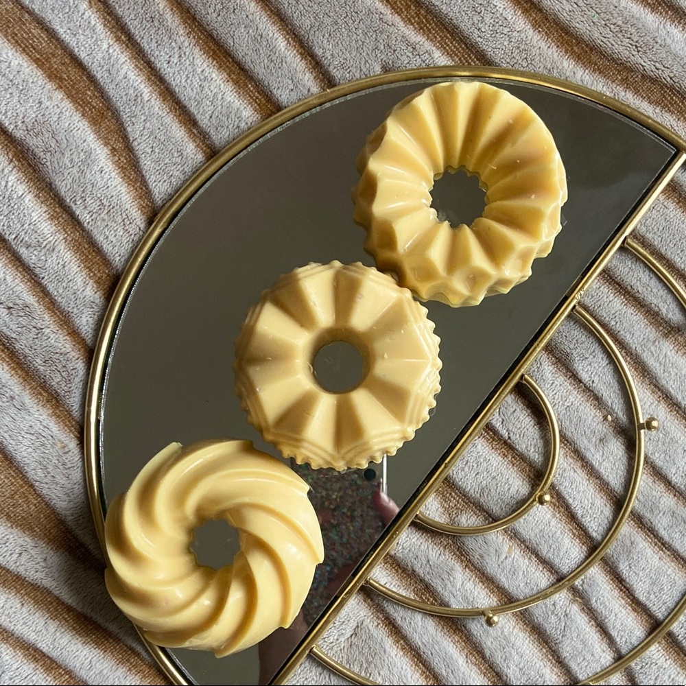 💌Handmade soap rings 3 pack (shea butter and goats milk based)